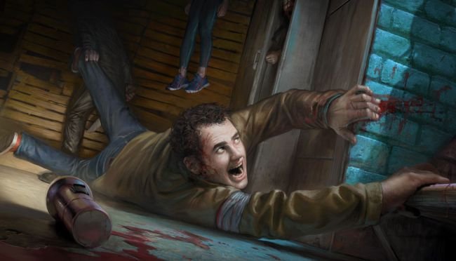 Dead By Daylight art of a survivor being grabbed