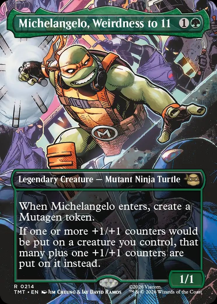 Magic: The Gathering TMNT cards