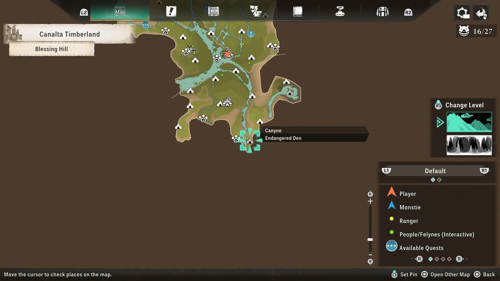 A map of Invasive Arzuros' location