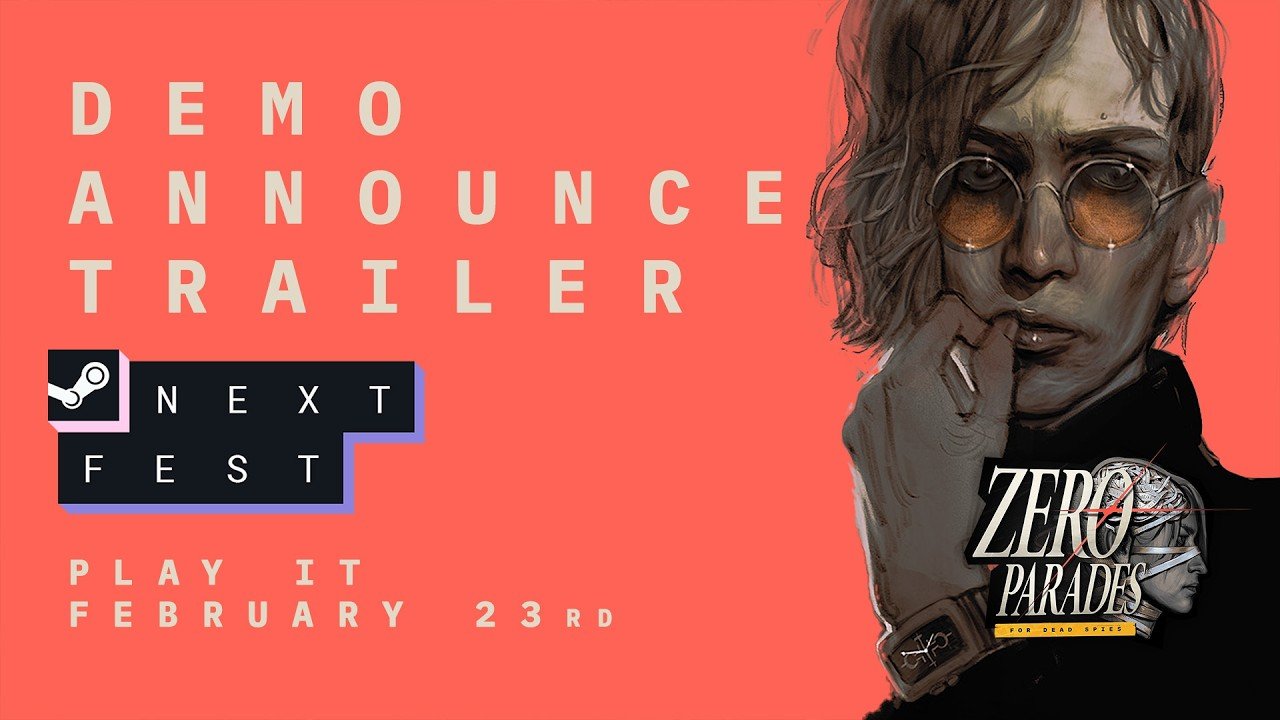 ZERO PARADES: For Dead Spies - Steam Next Fest Announce - YouTube