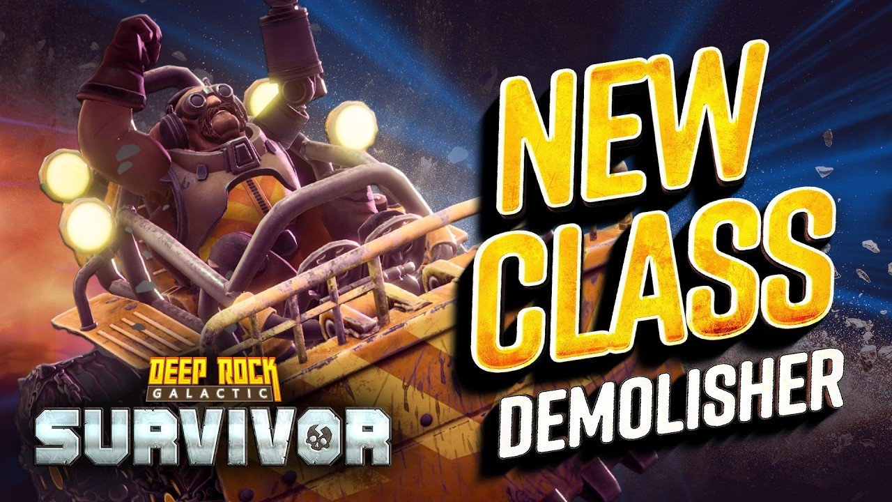 Deep Rock Galactic: Survivor - Heavy Duty Expansion Class Trailer - YouTube